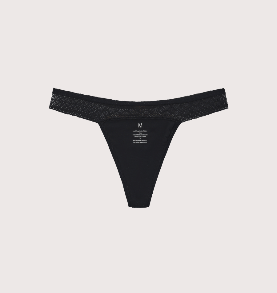 Diamond Lace Thong